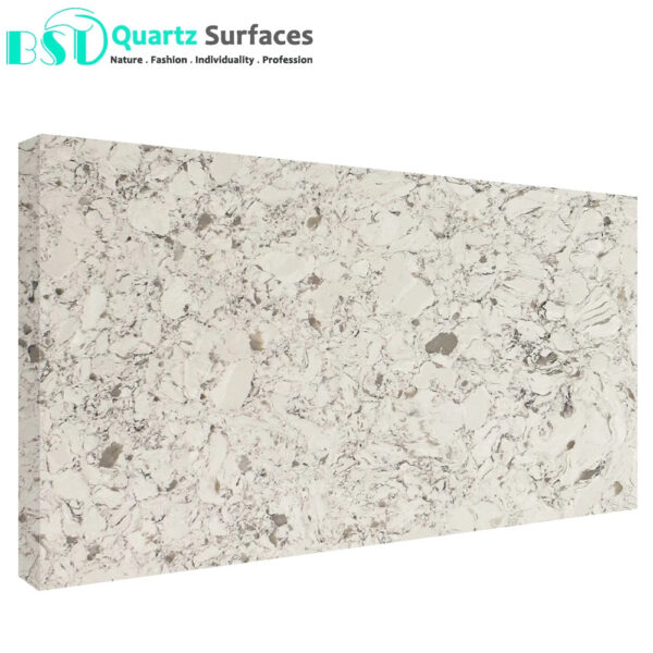 Cheap Prefab Quartz Island Countertops with Multi-Colored Veins - Image 2