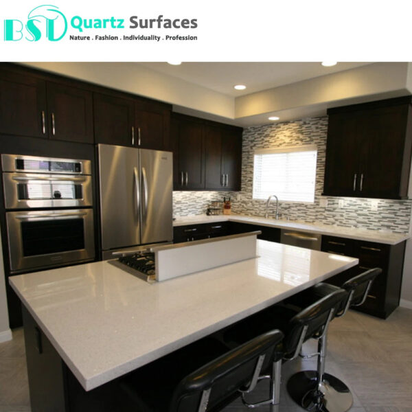 White Sparkle TCE Quartz Stone High Quality Calacatta Marble Porcelain Sintered Stone Slab Tile
