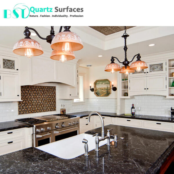 Marble Stone Pegmatite Collection Thin Slab Black Kitchen Dining Table Worktop Sintered Stone Wall Panels