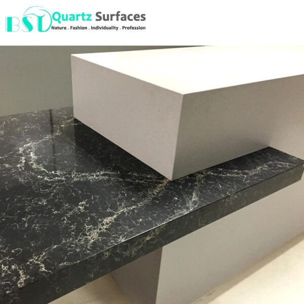 Marble Stone Pegmatite Collection Thin Slab Black Kitchen Dining Table Worktop Sintered Stone Wall Panels - Image 4