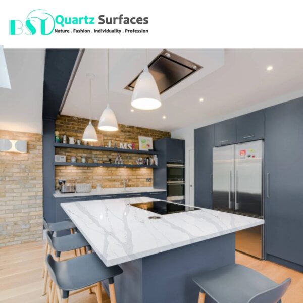 New Look Calacatta Classic- Quartz Slab Calacatta New Design