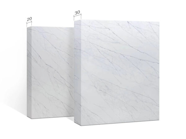 Cut-to-size Quartz Stone for Countertop and Bathroom Vanity Tops Bathroom Top Engineered Stone Calacatta Polish - Image 2