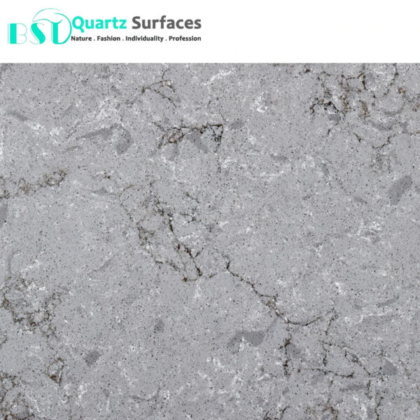 Grey Colors Quartz Stone with Leather Finish Kitchen Modern 49 Translucent Onyx Marble Stone Kitchen Counter Top Big Slab 0.04 % - Image 4