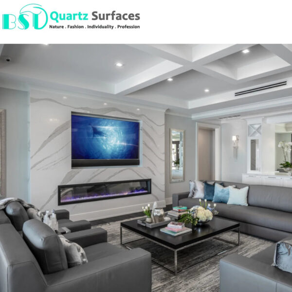 Calacatta Quartz Stone Countertop at a Wholesale Price - Image 4