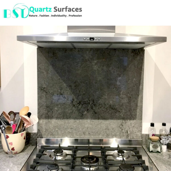 Grey Quartz Stone Slab with Matt Surface Kitchen Modern Onyx Marble Stone Kitchen Counter Top Big Slab - Image 4