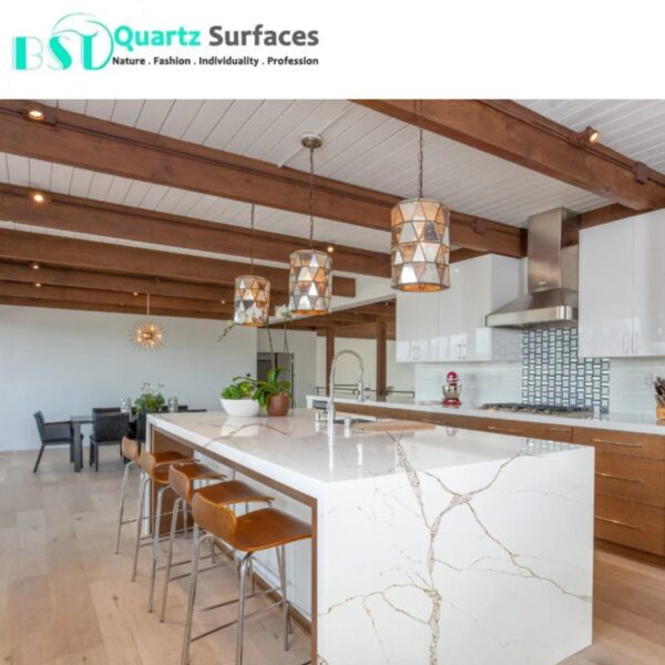 Custom Best Quartz Kitchen Countertops, Quartz Vanity Tops &Slabs - Image 3