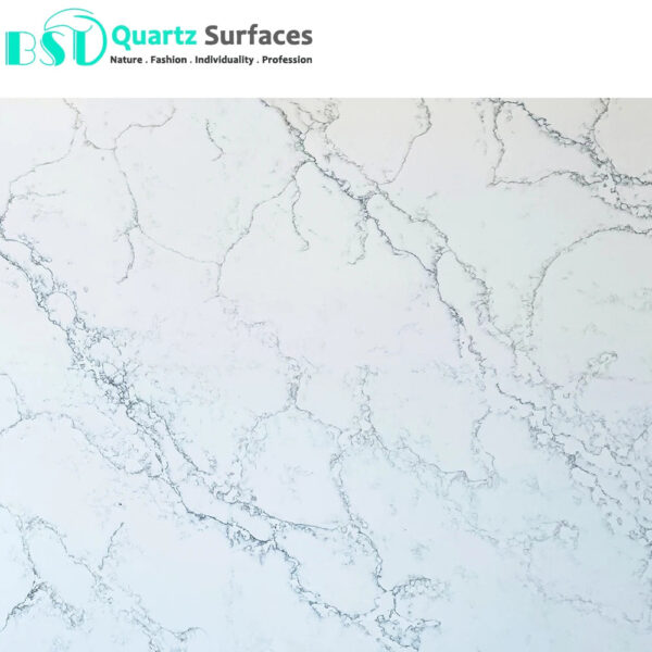 Marble Look White Color Artificial Quartz Stone - Image 3