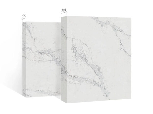 Slab Zero White Modern Online Technical Support Silica Quartz Stone No Silicon for Australia More Than 5 Years Big Slab 0.5mm - Image 2