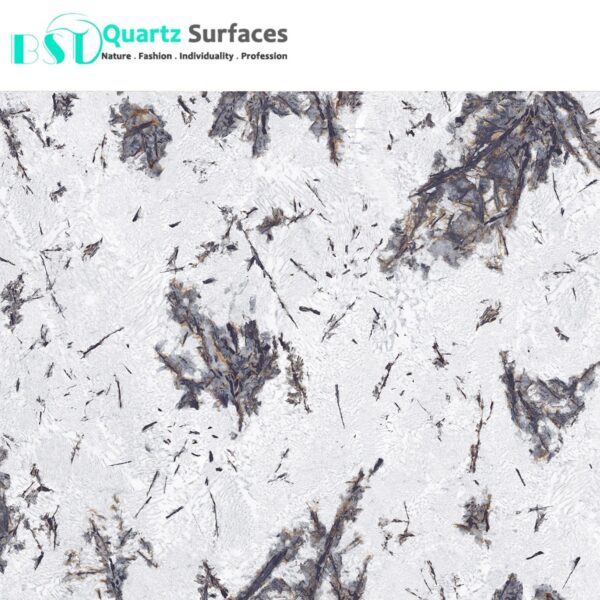 Luxury Modern White & Grey  Sintered Stone Tiles Wall Slab Sintered Stone Ceramic Tiles For Countertop Dining Table Wall Basin - Image 2