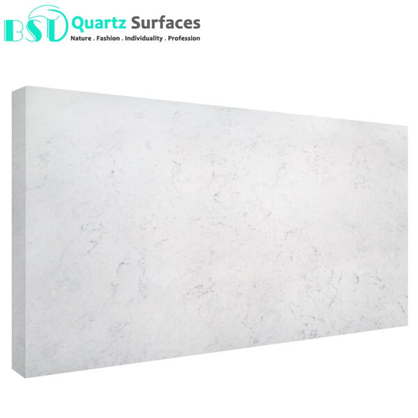 White Marble Like Quartz Engineering Stone Extra Large Wholesale Price White Calacatta Polished Artificial Quartz Stone Slabs - Image 3