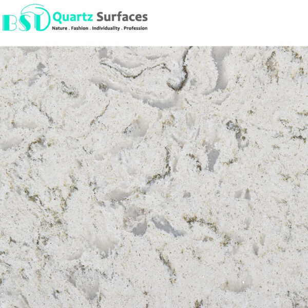 Artificial Quartz Engineered Stone Made of Polyester Resin Chinese Big sheets Wholesale Price White Calacatta Polished - Image 2