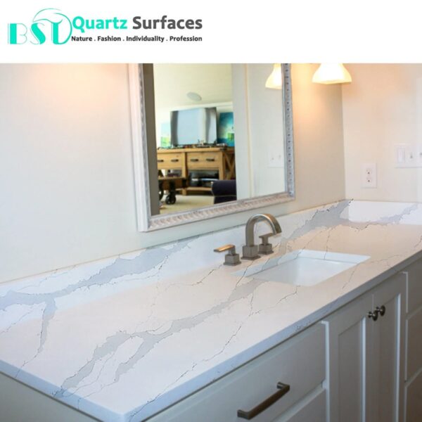 New Look Calacatta Goldilocks - Quartz Slab Calacatta New Design