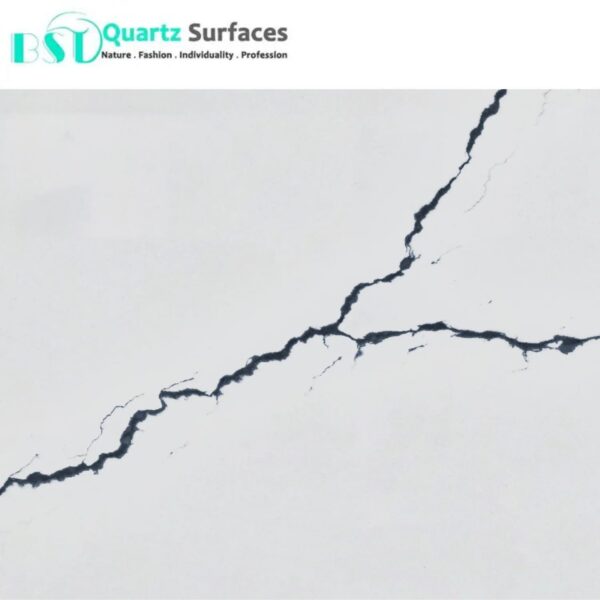 Nordic Storm Calacatta Quartz Stone Super jumbo For Kitchen Island Quartz Plates Gray Patterning in it High Grade Counte - Image 6