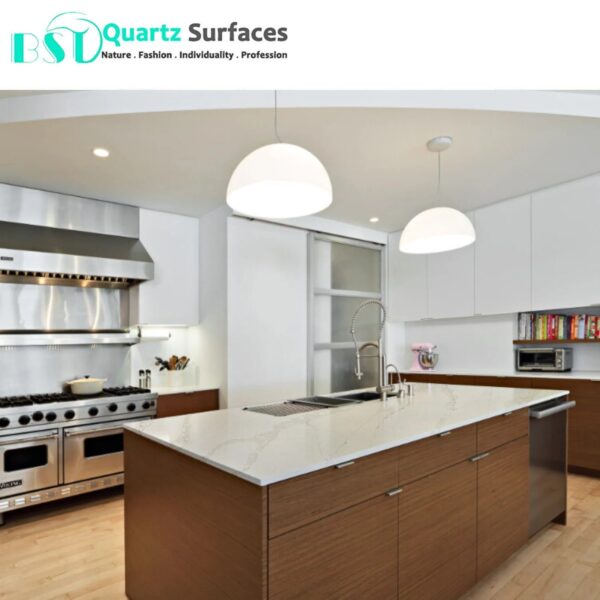 New Look Calacatta Gold- Quartz Slab Calacatta New Design - Image 3