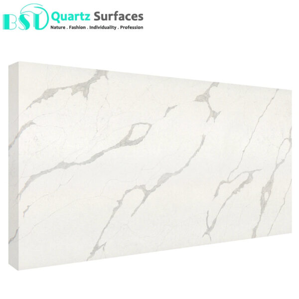 Quartz Stone That Look Like Natural Marble for Bathroom Vanity Tops - Image 2