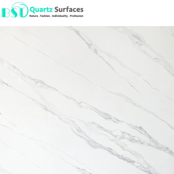 Calacutta Quartz Stone Slabs for Island Top Modern Floor Tiles Marble Porcelain Wall Stone Panel Artificial Sintered - Image 2