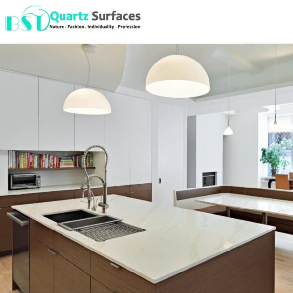 New Look Calacatta Gold- Quartz Slab Calacatta New Design - Image 2