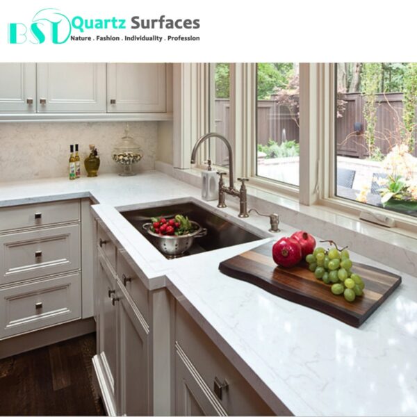Kitchen Quartz Marble White Grey Veins Porcelain Sintered Stone Slab Tile High Quality