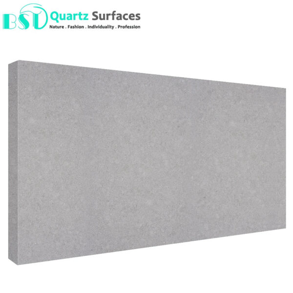New Look Misty Kensho Manufacturer Brownish Quartz Stone Slab with Grey Veins for Countertops Available Quickly - Image 5
