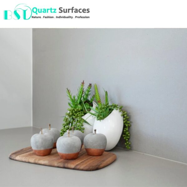 Kitchen Quartz Marble Grey Sleek Concrete Quartz Stone Construction Materials Floor Azulejos Carreaux Sol 60x60 Porcelain Tiles - Image 4