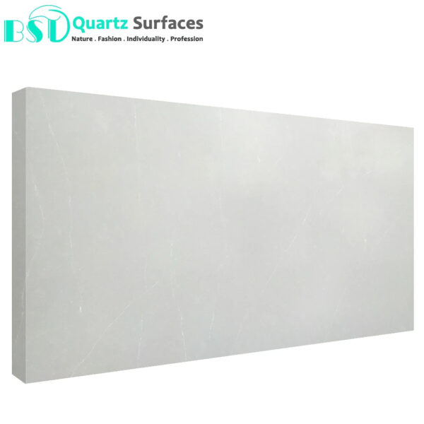Island Top With Calacatta Quartz Custom Dining Tables Super White Quartz Stone/Quartz Slab Engineered for Kitchen Countertop - Image 3