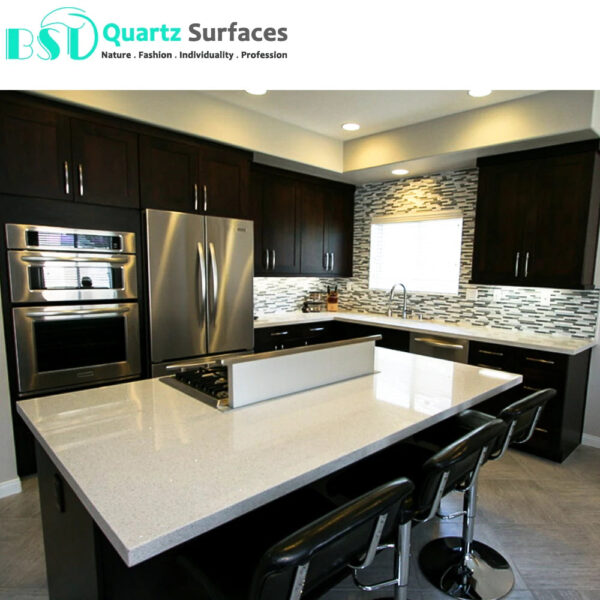 24"x24" White Sparkling Quartz Tiles Wholesale Porcelain Slab Sintered Stone White Black Polished Floor Tiles Sintered Stone - Image 3