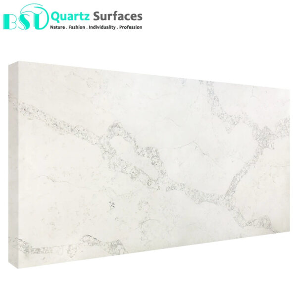 Customized Calacatta Artificial Quartz Stone Countertop Big Slabs Floor Sintered Stone Tiles for Kitchen - Image 6