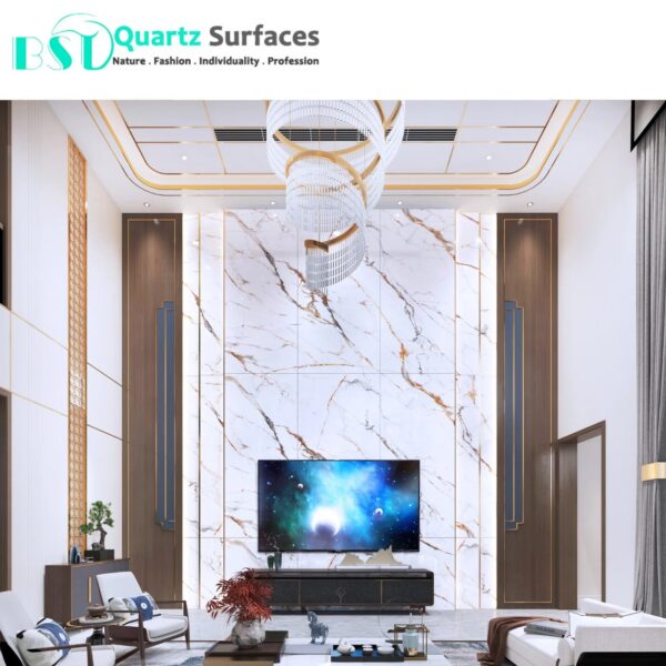 Tile Slabs Matt Big Porcelain Modern Europe Outdoor White Hotel Interior Wall Glazed Tiles Rustic Tiles BST Class 5 Glossy - Image 5