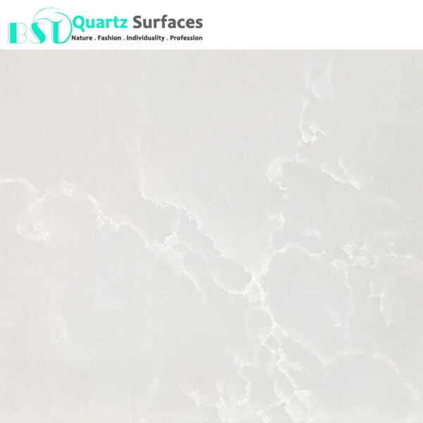 Chinese White Mist Artificial Quartz Stone Kitchen Countertop Pegmatite Collection Thin Slab Black Kitchen Dining Table Worktop - Image 3