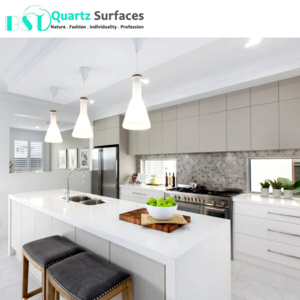 Foshan Manufacturer Snow White Big Porcelain Wall Slab Flooring Tiles Hotel Countertop Dining Table Sintered Stone
