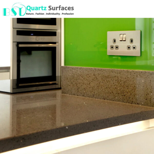 Countertop with Crystal Brown Quartz Marble for Wholesale Large Size Porcelain Slab Sintered Stone Sintered Stone - Image 4