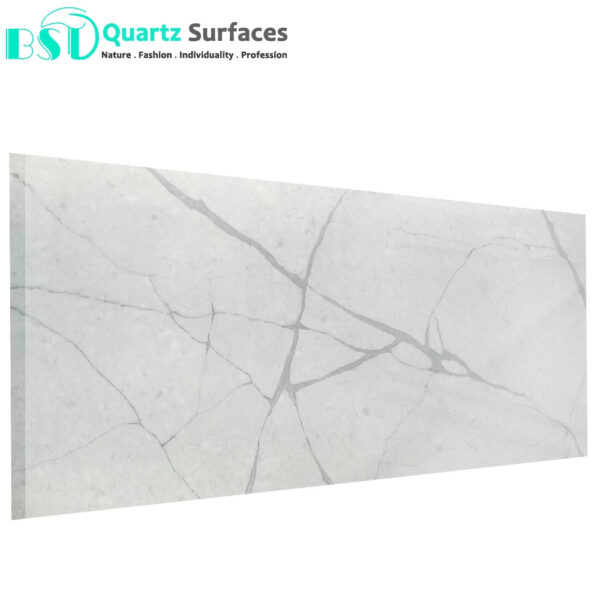 Calacatta Statuario Quartz Stone Foshan Manufacturer Quartz Stone Countertops Slabs - Image 5
