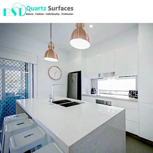 Island Top With Grey Quartz Factory Gate Prices Marble Looking Quartz Stone Kitchen Island tops Big Slab