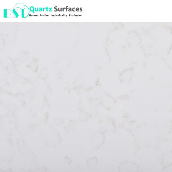 Calacatta White Polished Surface Bookmarked Artificial Quartz Natural Marble Stone Countertop Slabs - Image 4