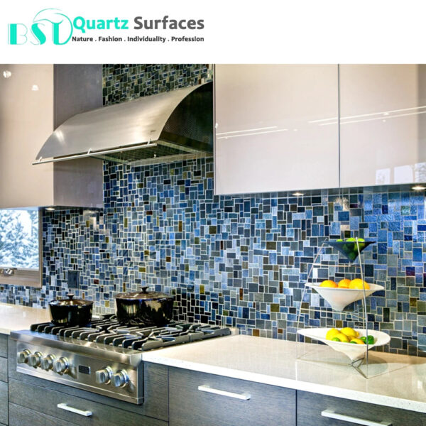 White Star Artificial Quartz Stone for Floor Tile Artificial Quartz Countertops Slabs Porcelain Ceramic With Size Customized - Image 4
