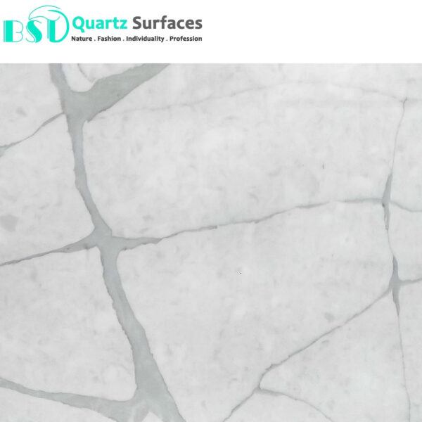 Calacatta Statuario Quartz Stone Foshan Manufacturer Quartz Stone Countertops Slabs - Image 6