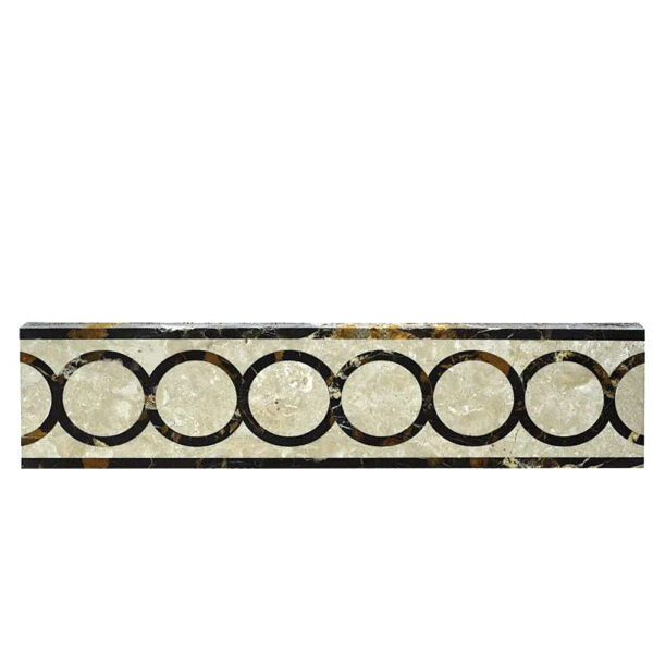 New Design Flower Pattern Marble Border for Flooring Flower Mosaic Personalised Background Wall Balcony Washroom Tiles - Image 3