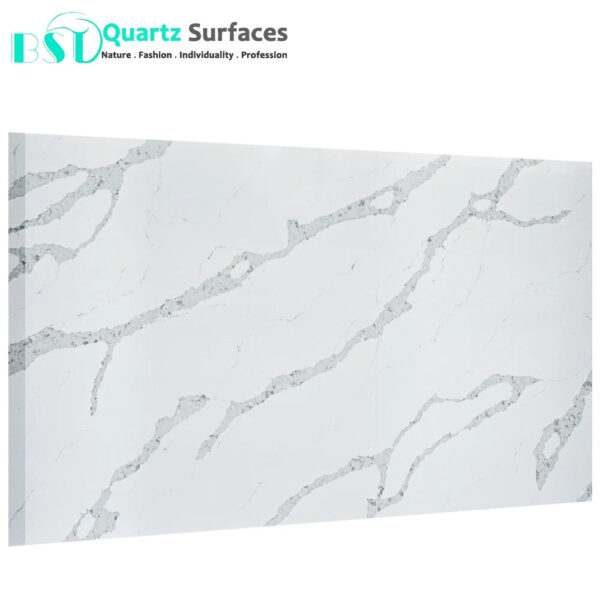 Calacatta Rome Quartz Stone Foshan Manufacturer Engineered Stone for Factory Price Marble Slabs Marble Quartz Countertop - Image 6