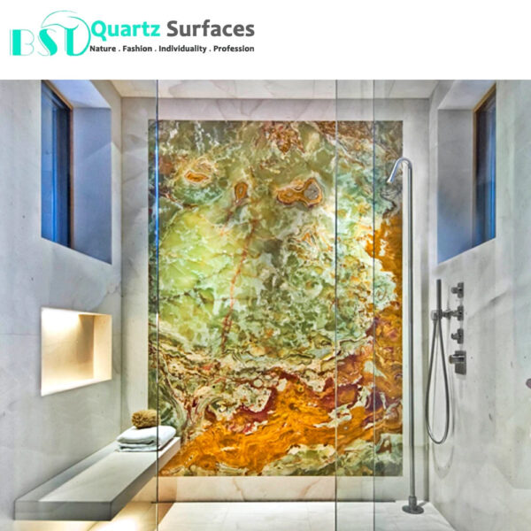 Chinese Green Onyx Marble Slab at a Special Price Stone Price Graphic Design,3d Model Design Polished 5 Years - Image 6