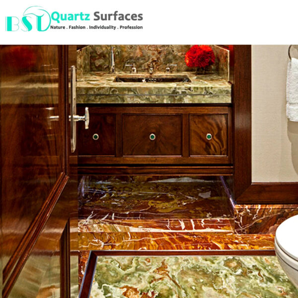 Chinese Green Onyx Marble Slab at a Special Price Stone Price Graphic Design,3d Model Design Polished 5 Years - Image 5