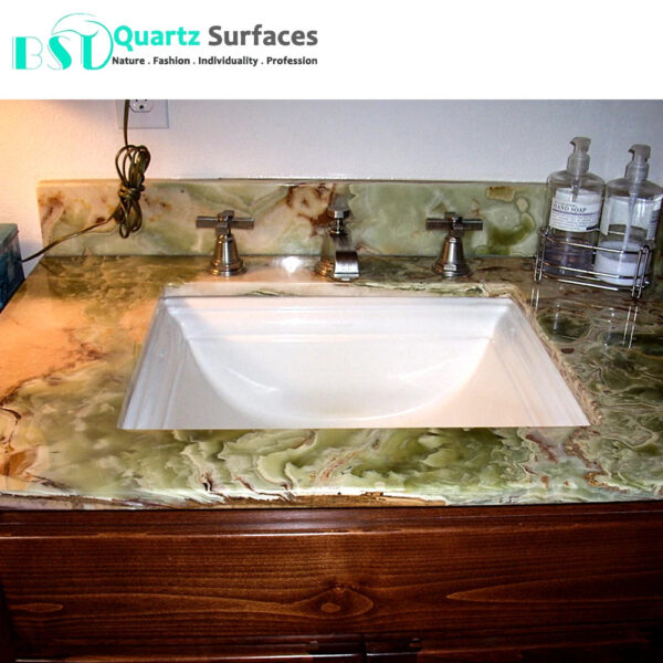 Chinese Green Onyx Marble Slab at a Special Price Stone Price Graphic Design,3d Model Design Polished 5 Years - Image 4
