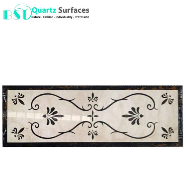 New Design Flower Pattern Marble Border for Flooring Flower Mosaic Personalised Background Wall Balcony Washroom Tiles - Image 5
