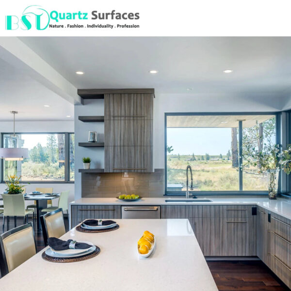 Wholesale Crystal White Sparkling Quartz Slab For Kitchen and Vanity Countertops Floor Artificial Sintered Stone - Image 6