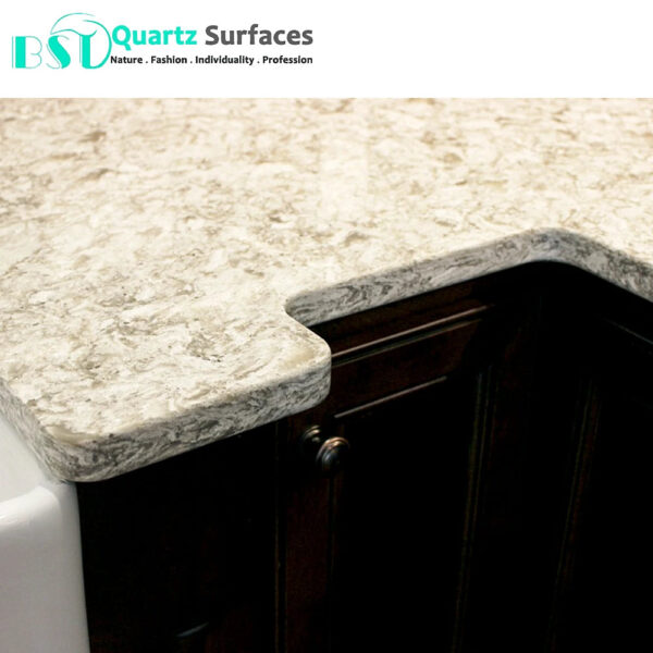 Artificial Faux Quartzite Quartz Stone Veneer For Kitchen Countertop Stone Quartz Slabs for Wall and Floor Tiles - Image 4