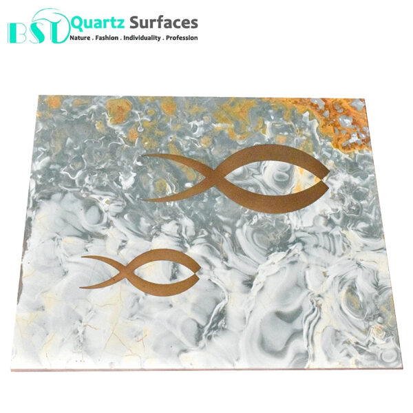 Customized Design Flower Pattern Mosaic Marble Tiles Ground Flooring For Corridor Marble Mosaic Tile with Flower Designs - Image 6