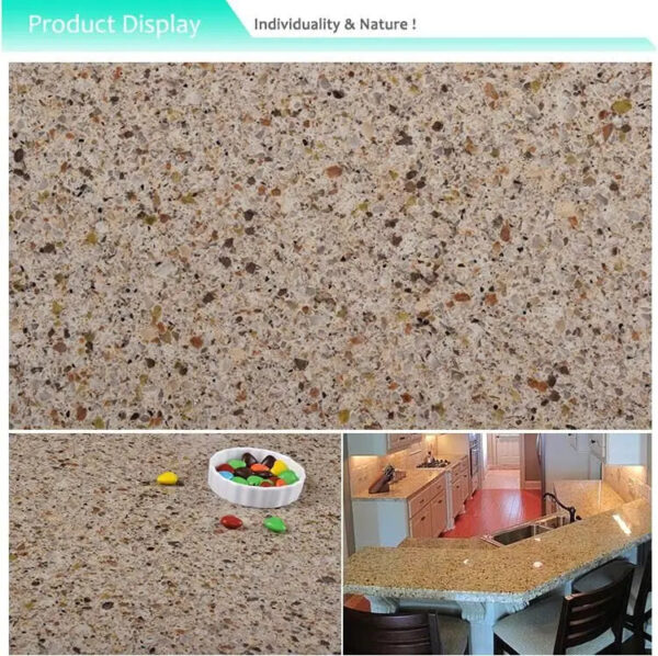 Granite Imitation Artificial Quartz Stone Slab for Kitchen Countertop at an Affordable Price - Image 4