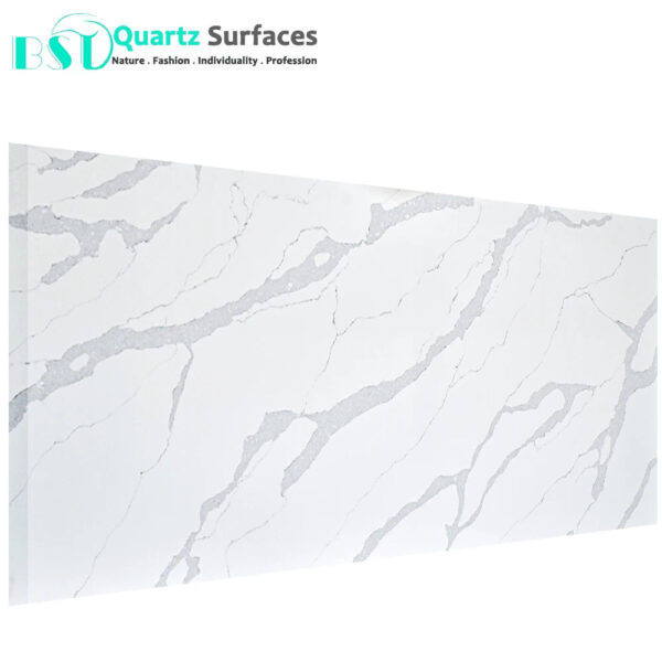 Island Top With Calacatta Quartz The Latest Marble Imitation Stone High Quality Hotel Sintered Stone Wall Countertops Artificial - Image 3