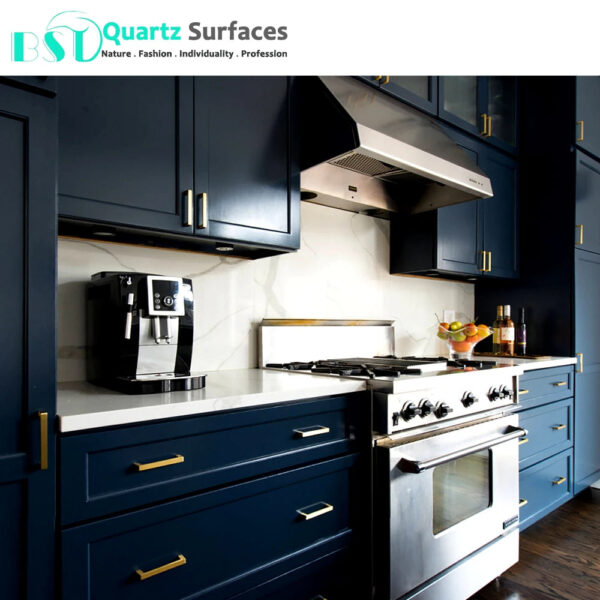 Super White Quartz Stone/Quartz Slab Engineered for Kitchen Countertop Pure White Quartz - Image 5