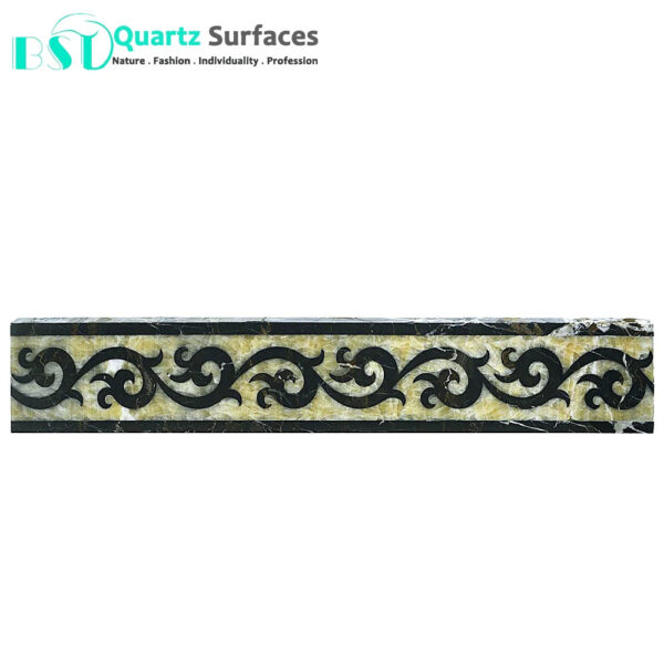 New Design Flower Pattern Marble Border for Flooring Flower Mosaic Personalised Background Wall Balcony Washroom Tiles - Image 4
