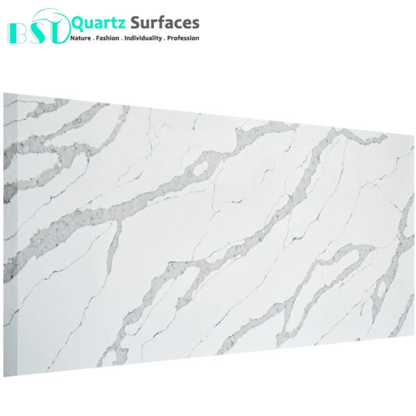 Calacatta Rome Quartz Stone Foshan Manufacturer Engineered Stone for Factory Price Marble Slabs Marble Quartz Countertop - Image 5